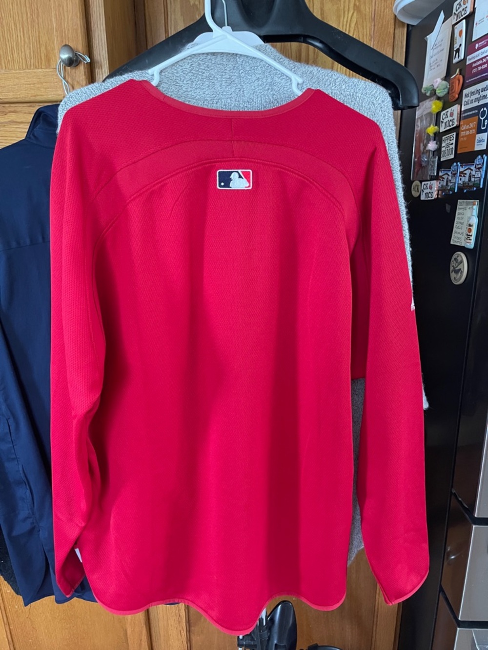 Boston Red Sox Shirt Mens XL Red Pullover MLB Majestic - Picture 6 of 7
